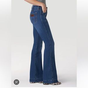 Wrangler Retro High Rise Trouser Bootcut Jeans
